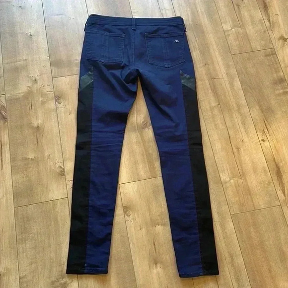 Rag & Bone Grand Prix Motocross Legging Jeans Sz 25 - Picture 9 of 10